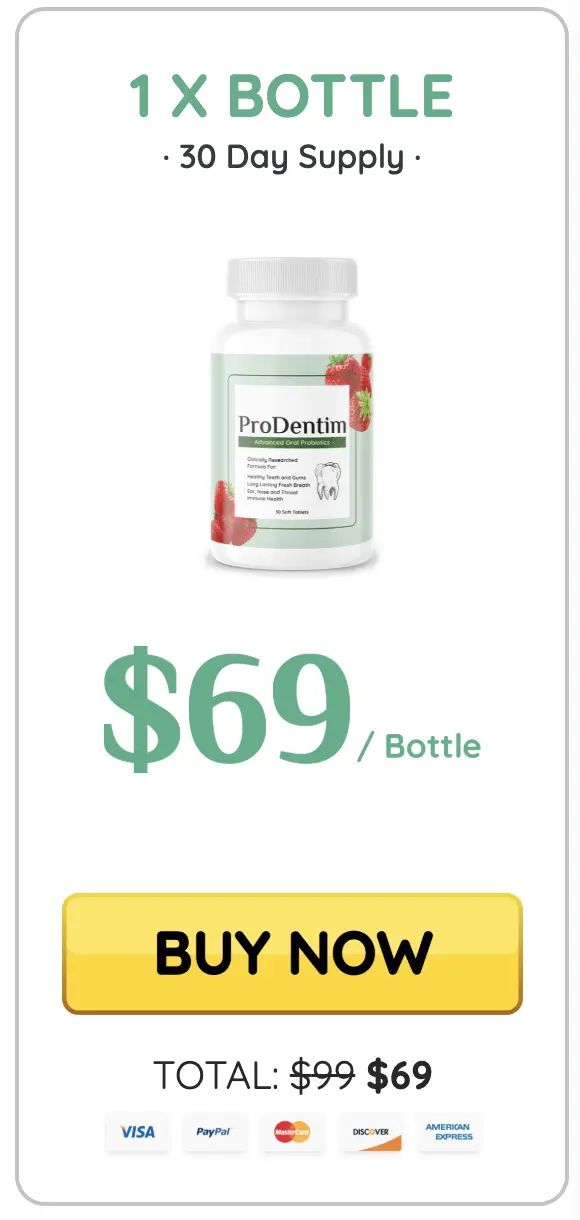 Prodentim one bottle